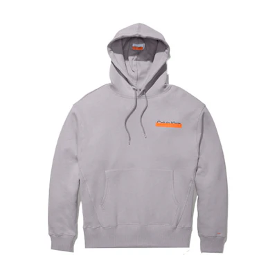 Calvin Klein Heron Preston Logo Hoodie Unisex Gray 40186UB-020