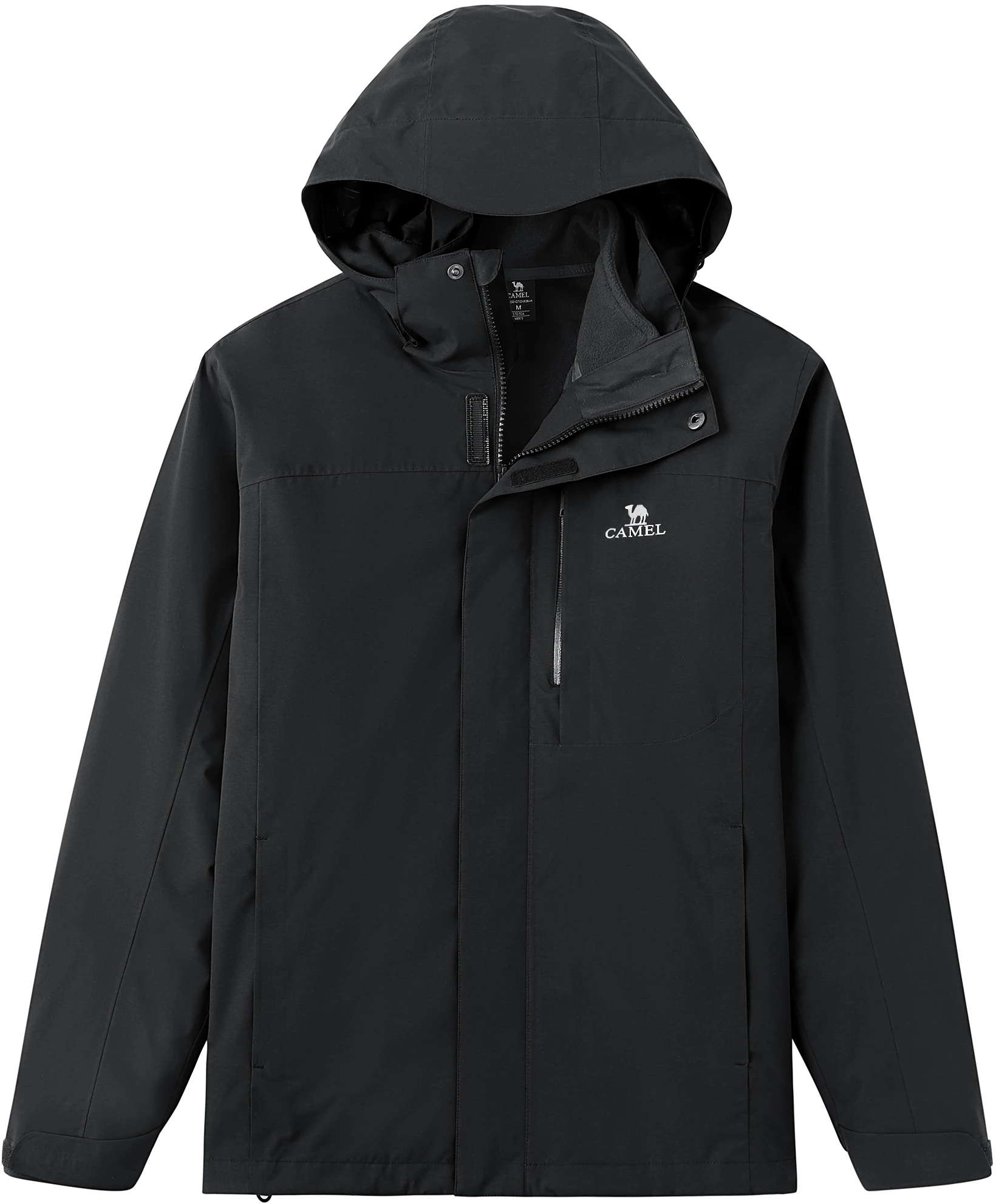 camel-3-in-1-outdoor-jacket-windproof-waterproof-warm-detachable-fleece-liner-a1-w231121