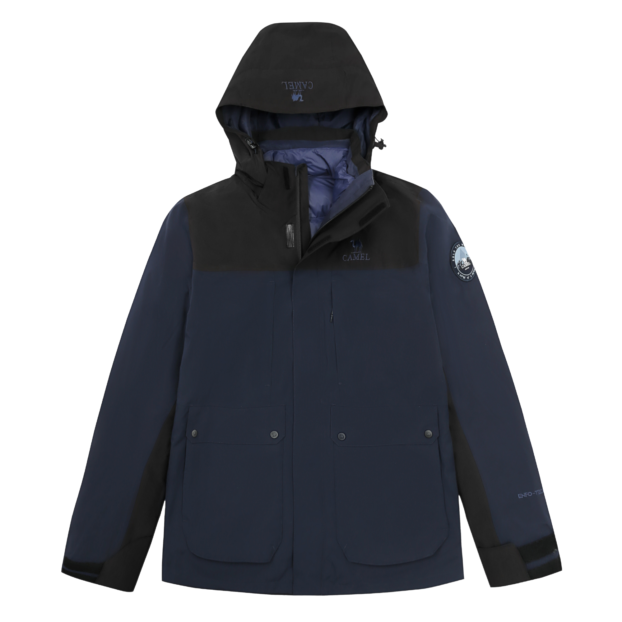 CAMEL All-Weather 3-in-1 Waterproof Windproof Down Jacket. AD12263684
