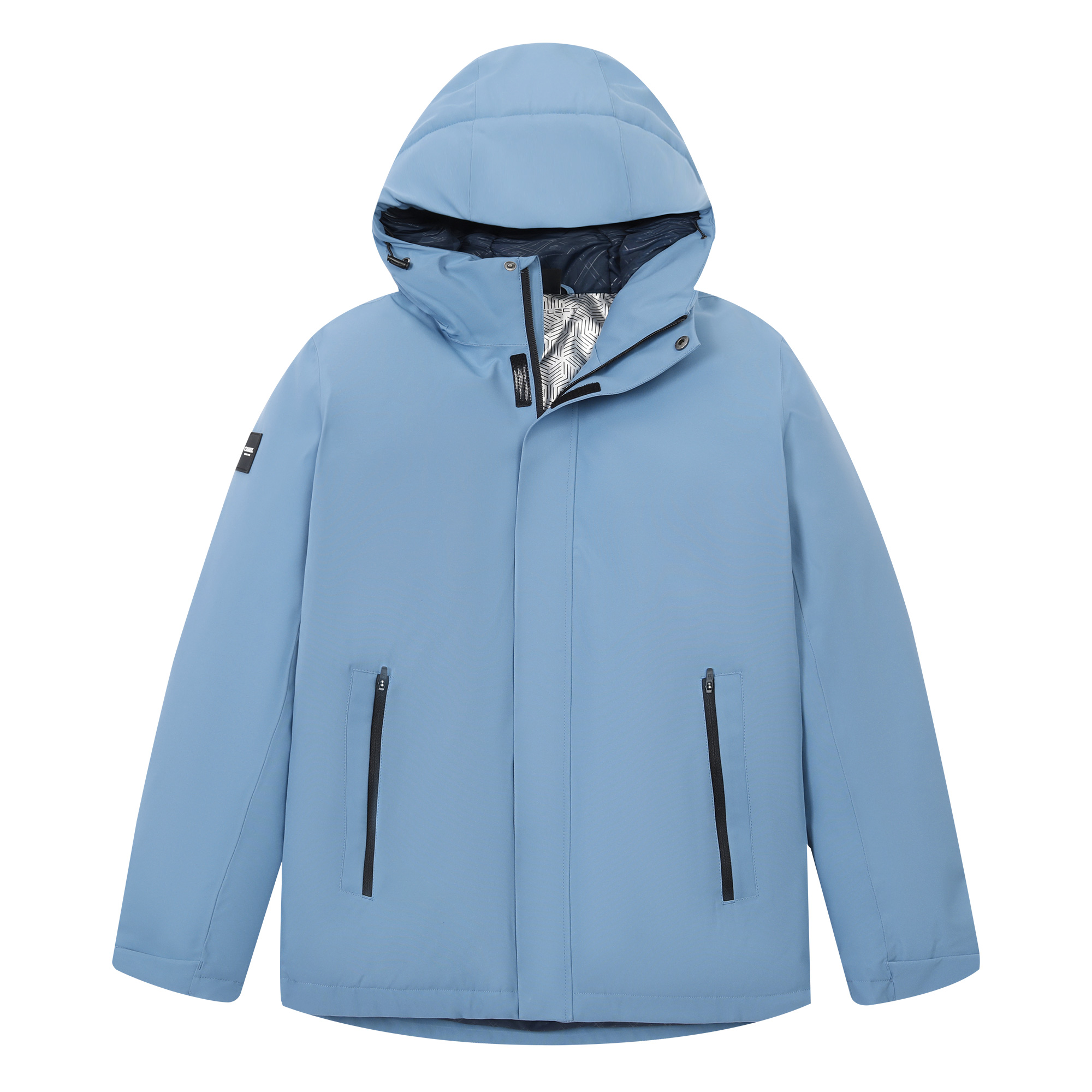 CAMEL All-Weather Hooded Waterproof Windproof Insulated Jacket A1W231150