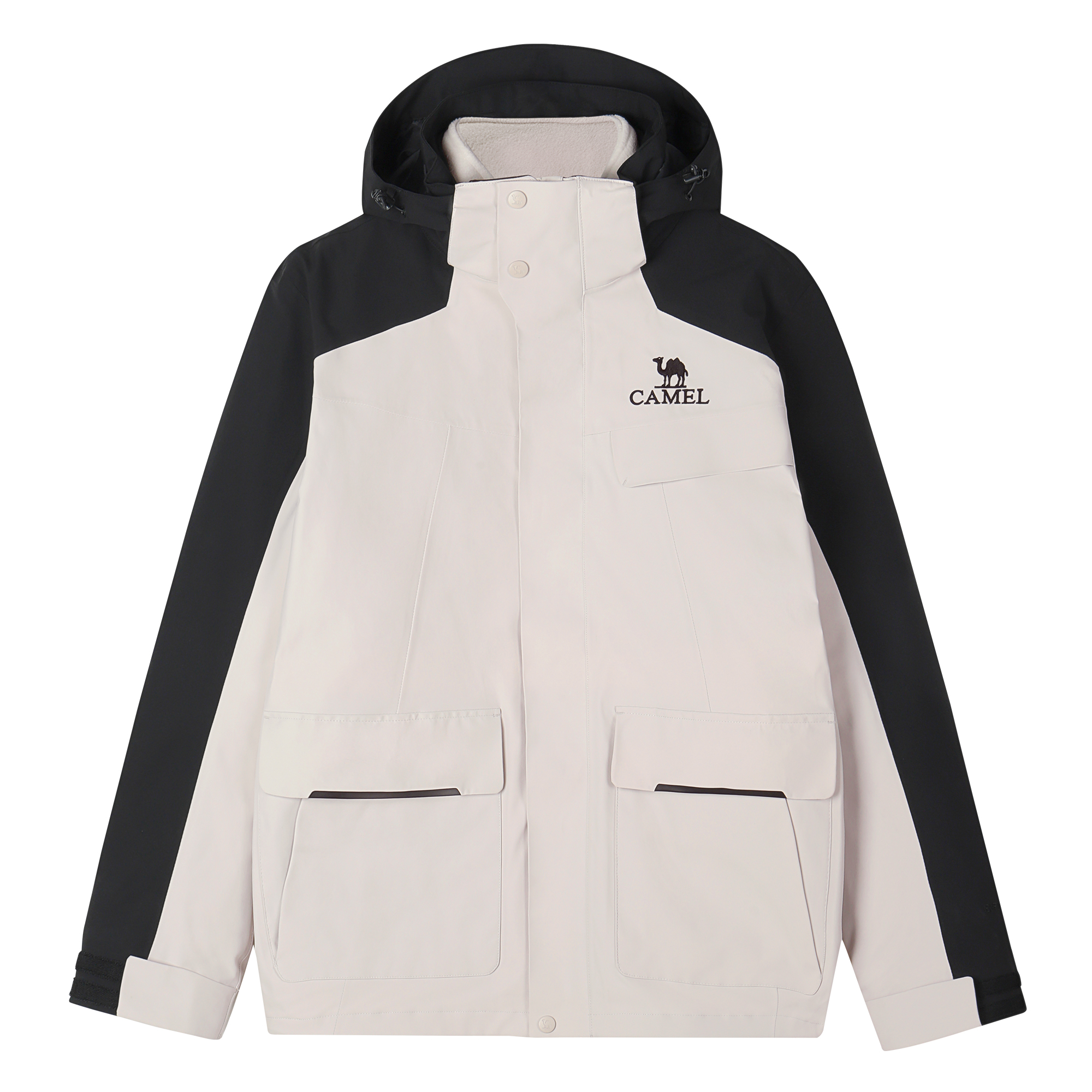 CAMEL All-Weather Outdoor 3-in-1 Waterproof Windproof Jacket A13CA31071