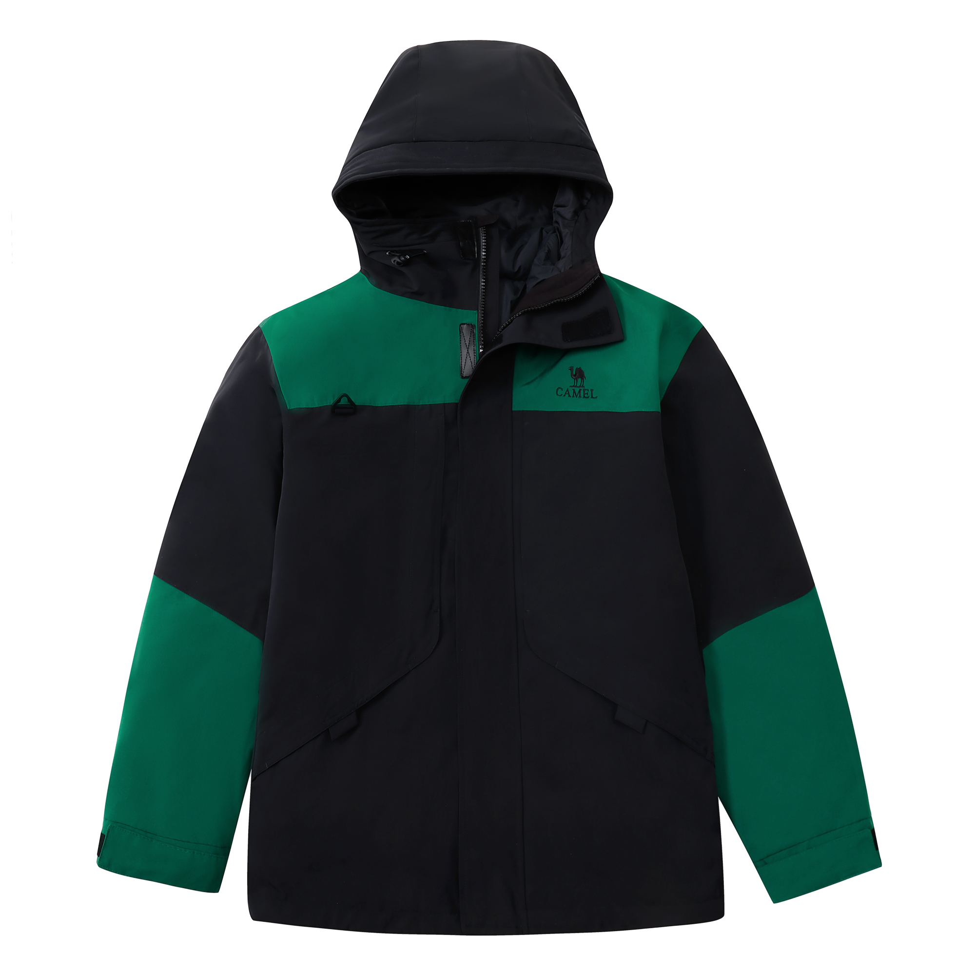 CAMEL All-Weather Series 3-in-1 Jacket with Down Liner and Logo Embroidery AD12263517
