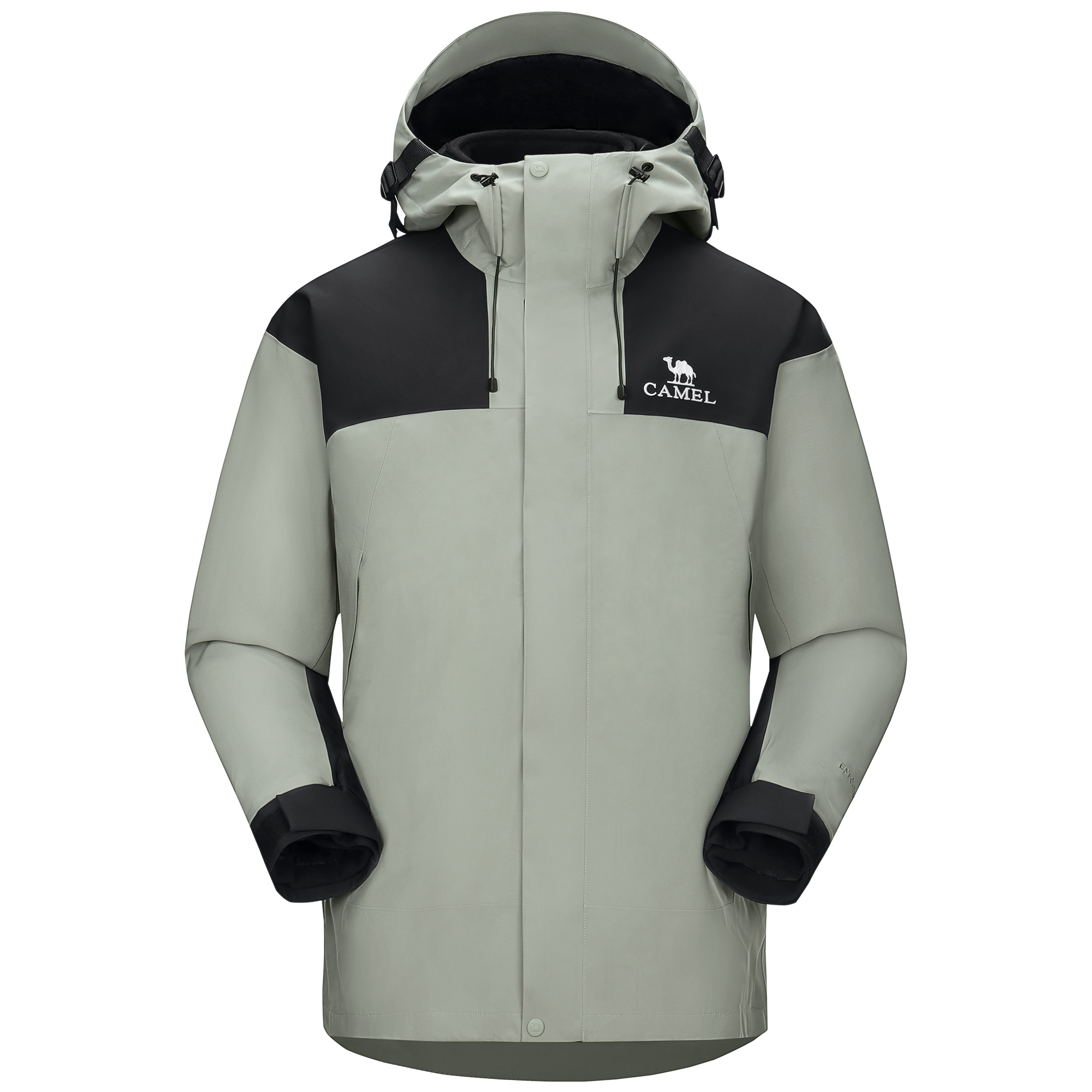 CAMEL All-Weather Waterproof 3-in-1 Hiking Jacket with Fleece Liner. A13CAEO149