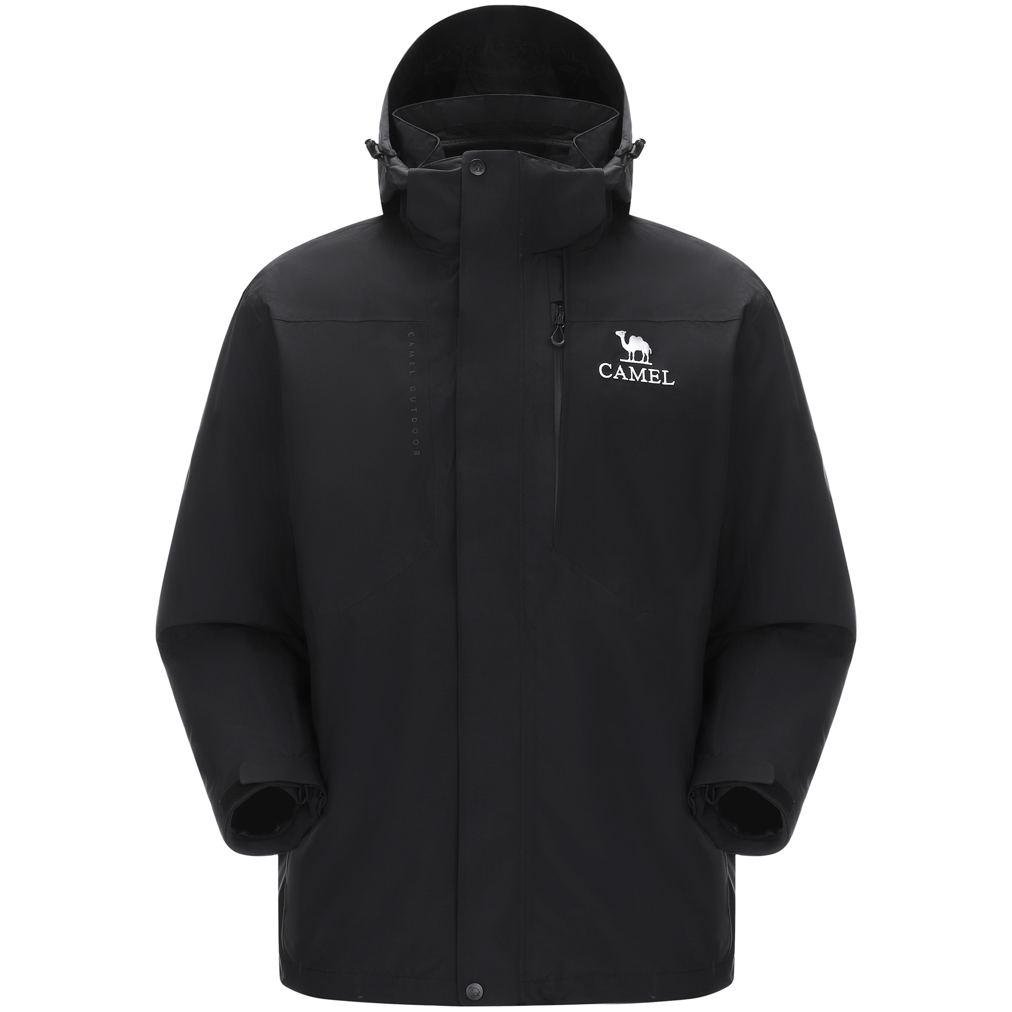 CAMEL All-Weather Waterproof 3-in-1 Jacket with Detachable Inner Fleece. A14CA49734