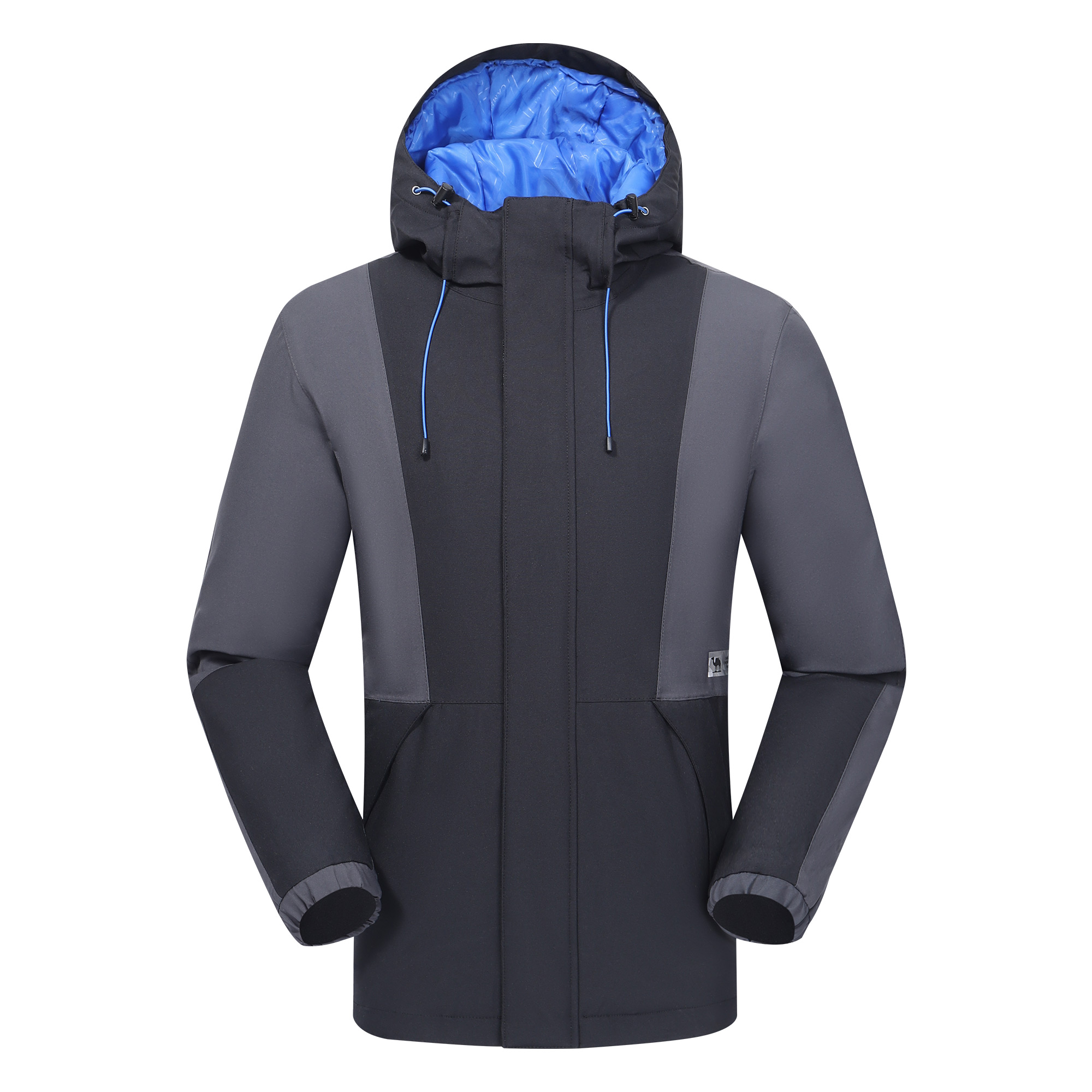 CAMEL All-Weather Waterproof Colorblock Hooded Jacket A1W218144