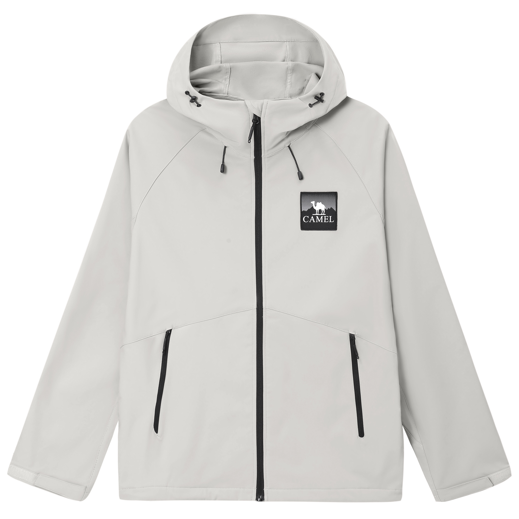 CAMEL Capsule Series Windproof Water-Resistant Fleece Hoodie Jacket Unisex A34CZ00768