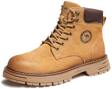 Botas Cortas Outdoor Camel Crown Estilo British Workwear - Amarillo G13W076002 Lookbook Botas Cortas Outdoor Camel Crown Estilo British Workwear - Amarillo G13W076002