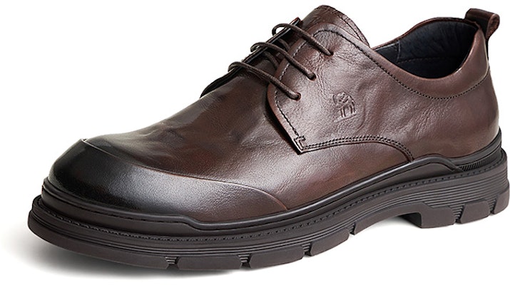 CAMEL CROWN 'Zapatos de Cuero Formal y Cómodos para Hombre' G13A005086 1