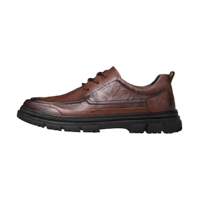 CAMEL CROWN 'Vintage Grain Leather Oxford'