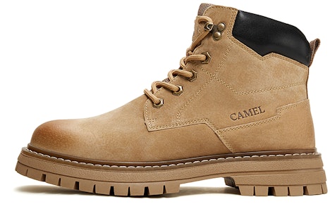 骆驼皇冠经典短款黄色户外靴 GE12235388-1 Sizing 骆驼皇冠经典短款黄色户外靴 GE12235388-1