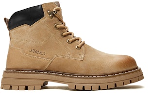 骆驼皇冠经典短款黄色户外靴 GE12235388-1 Cheap 骆驼皇冠经典短款黄色户外靴 GE12235388-1