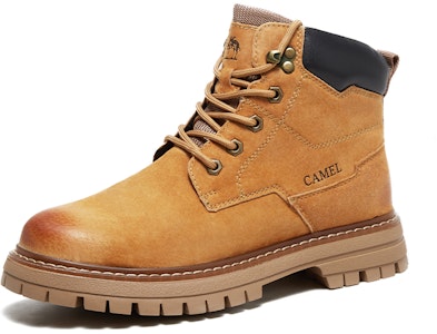 CAMEL CROWN But Kasut Pendek Klasik 'Kuning Outdoor Berlapik Baldu'. GE12235388R Lookbook CAMEL CROWN But Kasut Pendek Klasik 'Kuning Outdoor Berlapik Baldu'. GE12235388R