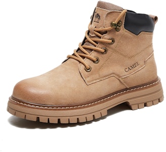 CAMEL CROWN But Kasut Pendek Klasik 'Kuning Outdoor Berlapik Baldu'. GE12235388R 1