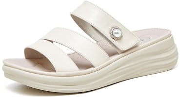 CAMEL CROWN Comfort Shock-Absorbing Durable Slip-Resistant One-Strap Slides 'Women's' L23M040007 CAMEL CROWN Comfort Shock-Absorbing Durable Slip-Resistant One-Strap Slides 'Women's' L23M040007