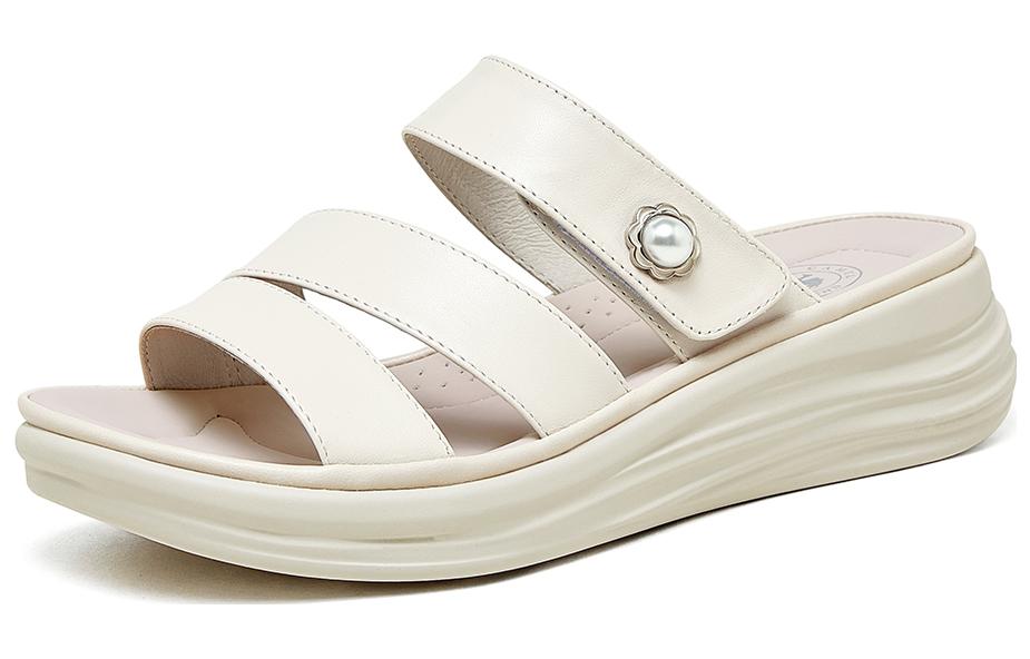 Order 駱駝舒適減震耐磨防滑女款一字拖鞋