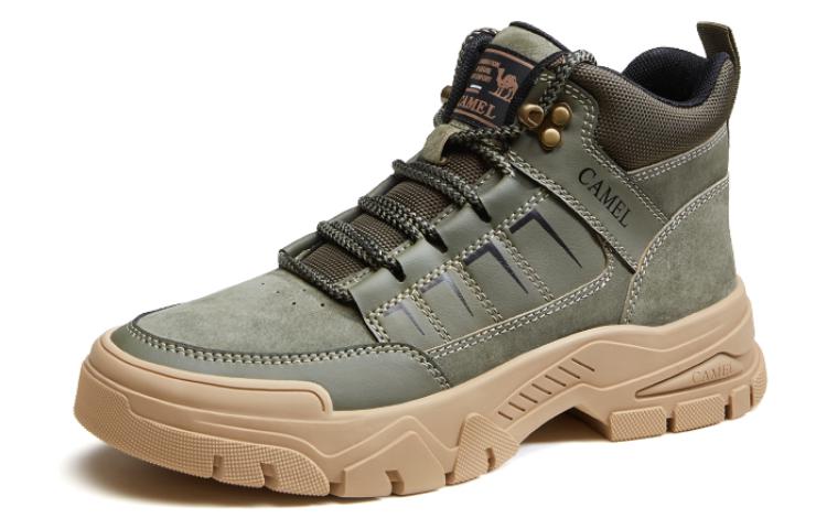 Lookbook CAMEL駱駝 舒適防滑 中筒 馬丁靴 男款