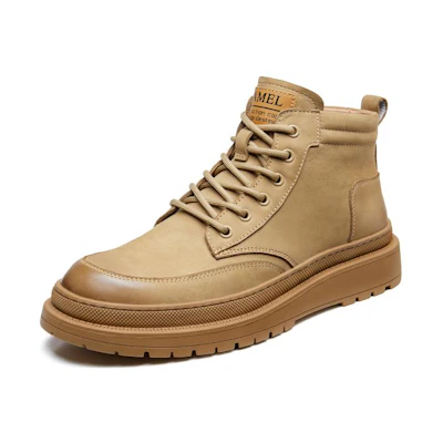 CAMEL CROWN Mid-Top Martin Boot 'Slip-Resistant CMFT'