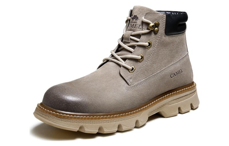 CAMEL CROWN Mid-Top Martin Boots 'Breathable Non-Slip'
