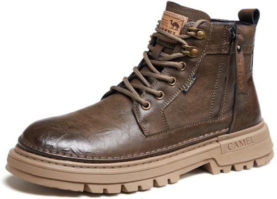 CAMEL CROWN Sepatu Boots Mid-Top Martin 'Nyaman dan Bernapas' G13W342047 Order CAMEL CROWN Sepatu Boots Mid-Top Martin 'Nyaman dan Bernapas' G13W342047