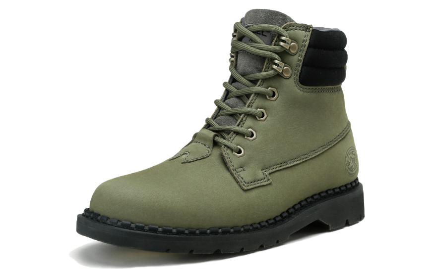 CAMEL CROWN Mid-Top Martin Boots 'Leather Slip-Resistant Thick Sole' 圖 2
