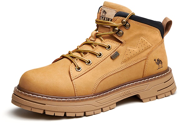 CAMEL CROWN Retro 'Matte Yellow Short Outdoor Boot' G13W076001 1