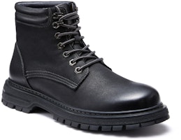 駱駝(CAMEL)復古英倫短筒馬丁靴男款棕黑 Lookbook 駱駝(CAMEL)復古英倫短筒馬丁靴男款棕黑