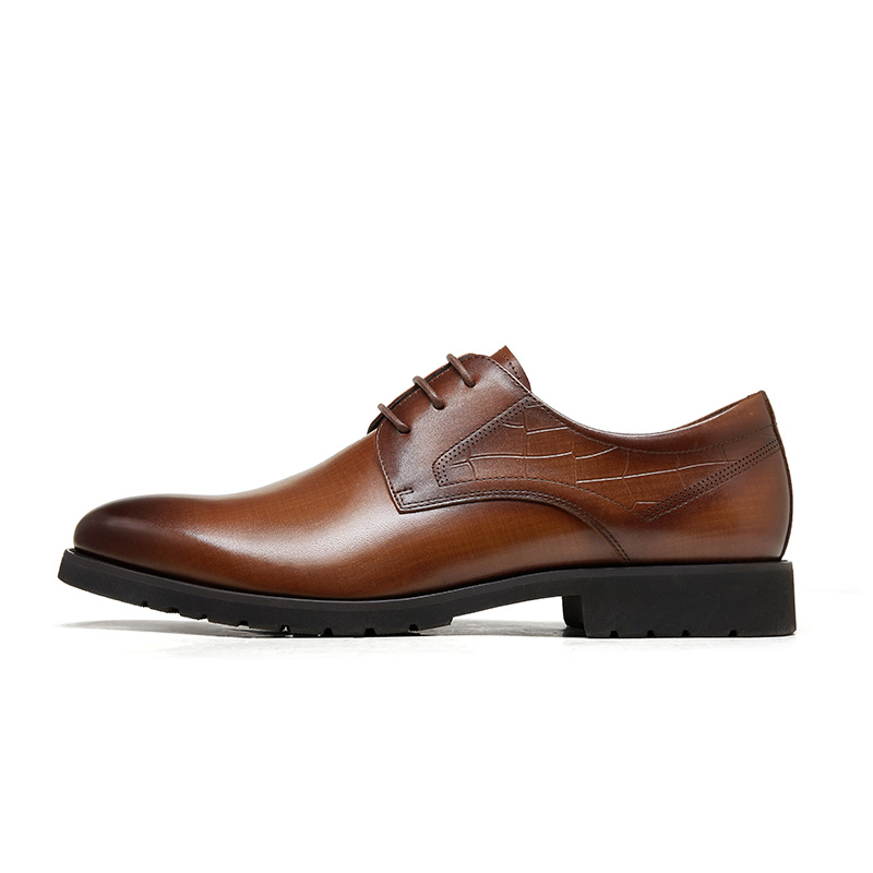 CAMEL CROWN Retro Business 'British Classic' Leather Shoes 圖 8