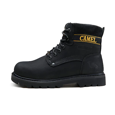 CAMEL CROWN Retro Chunky Mid-Top 'Martin Boot'