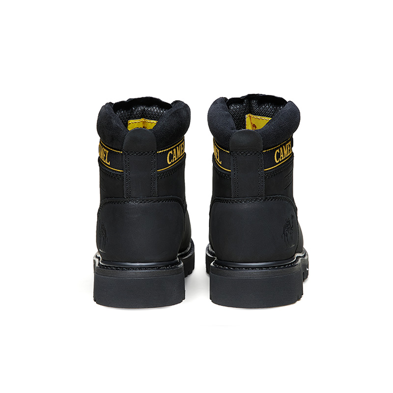 Shop CAMEL骆驼 復古厚底 中筒 馬丁靴