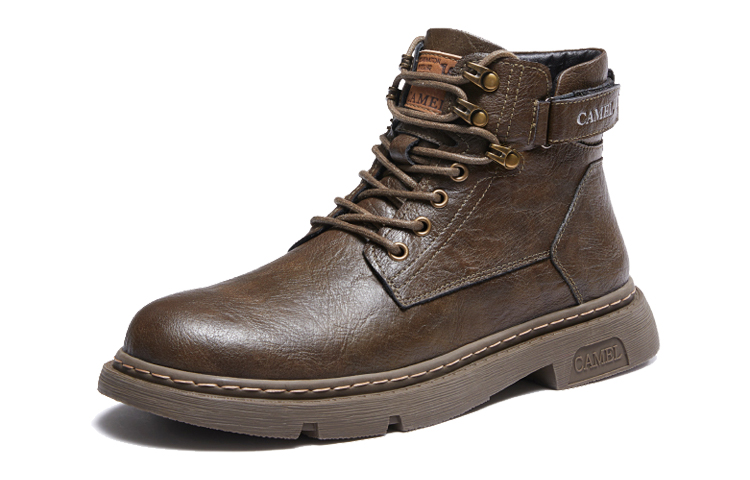 CAMEL CROWN Retro CMFT 'Versatile Anti-Collision Durable Short-Barrel Martin Boots'