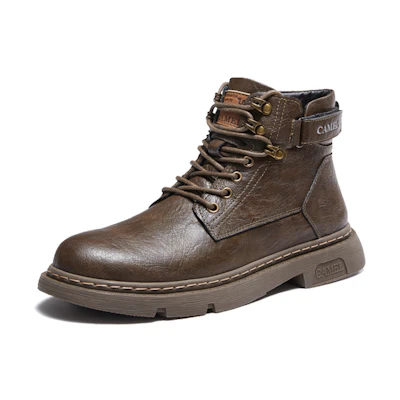 CAMEL CROWN Retro CMFT 'Versatile Anti-Collision Durable Short-Barrel Martin Boots'