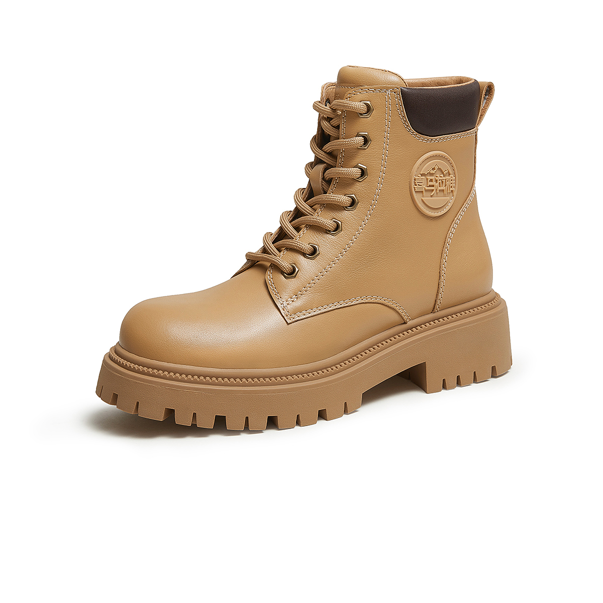 CAMEL CROWN Retro Platform Martin Boots 'CMFTable Wear-Resistant Short Tube Women's' 圖 2