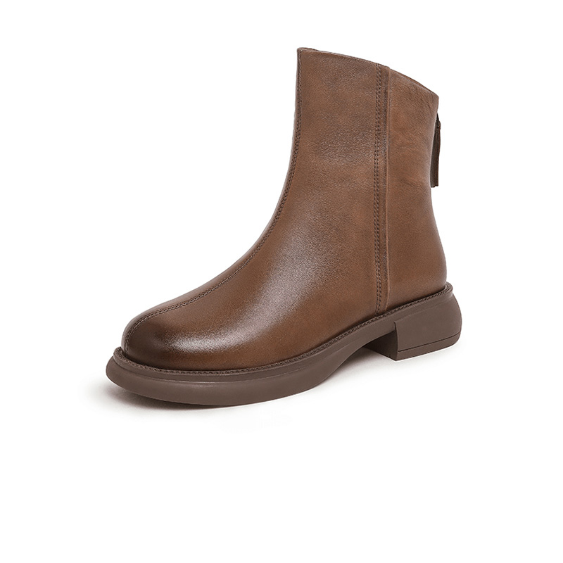 Buy 骆驼王冠 女款羊毛保暖短靴 LF22247537