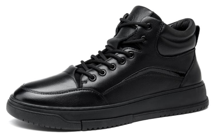 CAMEL CROWN Short Boots 'Black Fashion Casual'