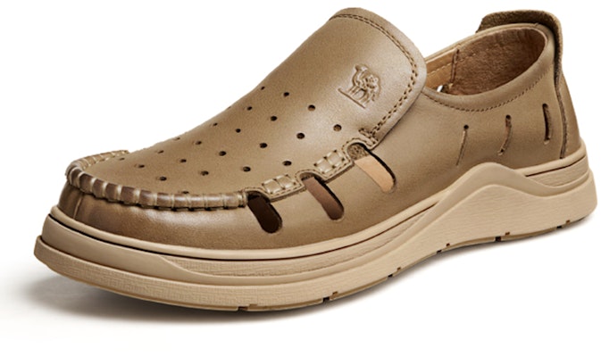 CAMEL CROWN Slip-On 'Punched Sport Sandals' GE12220714 Order CAMEL CROWN Slip-On 'Punched Sport Sandals' GE12220714