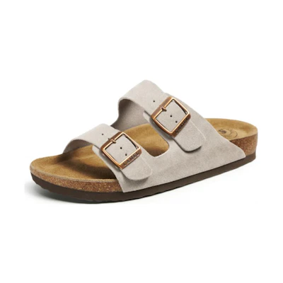 CAMEL CROWN Suede Outdoor Cork 'Sport Slide'