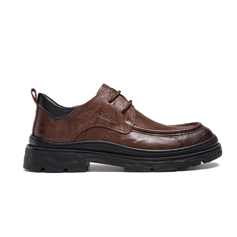 Order 駱駝 厚底耐磨通勤 正裝皮鞋 男款