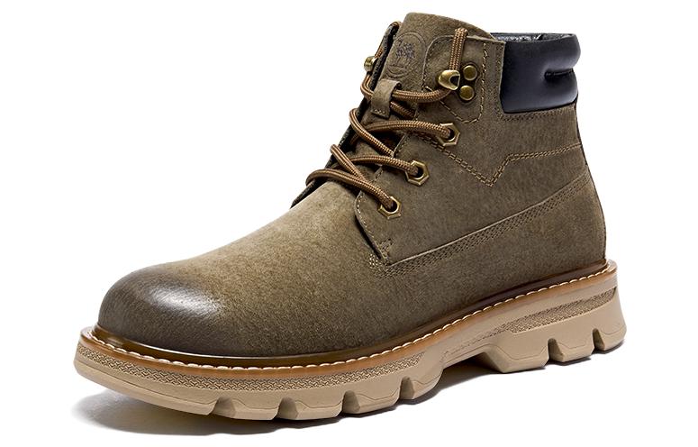 Shop 캐멀크라운 방수 미드탑 마틴 부츠 (Camel Crown Waterproof Mid-top Martin Boots) W142379074