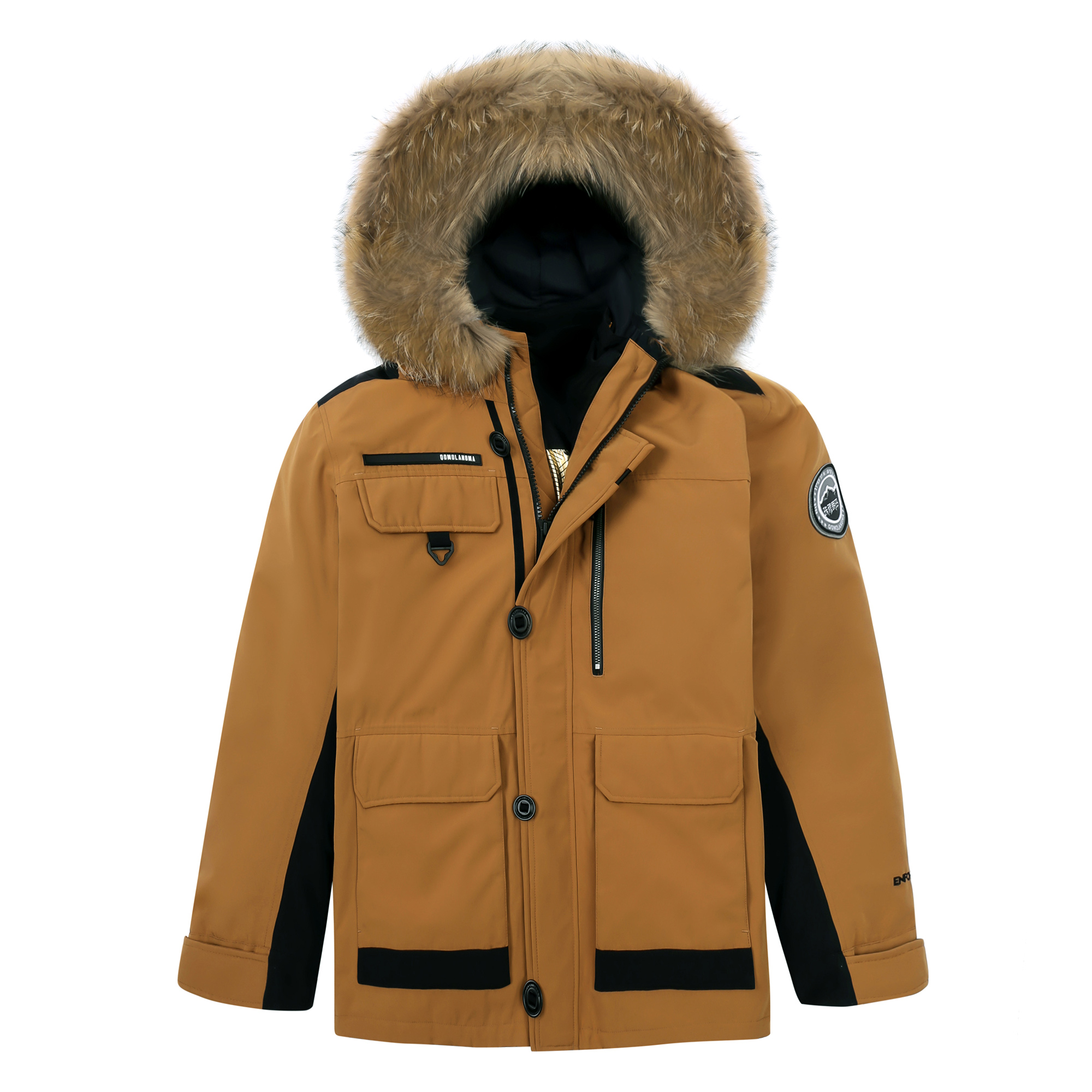 CAMEL Everest Series 3-in-1 Jacket with Detachable Down Liner & Fur Trim. AD12263762