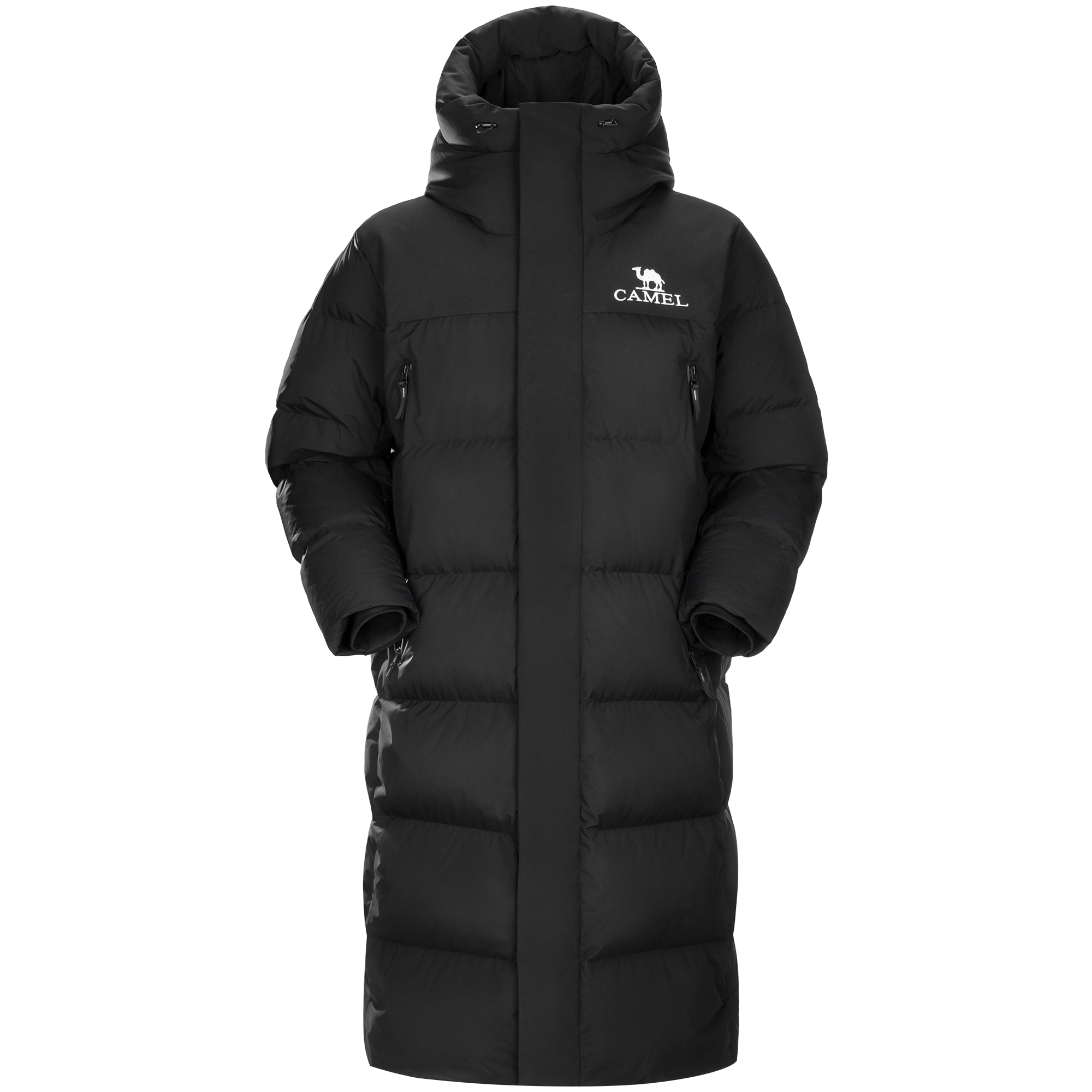 CAMEL Everest Series Long Down Jacket Windproof Water-Resistant Warm Unisex A23CA31132