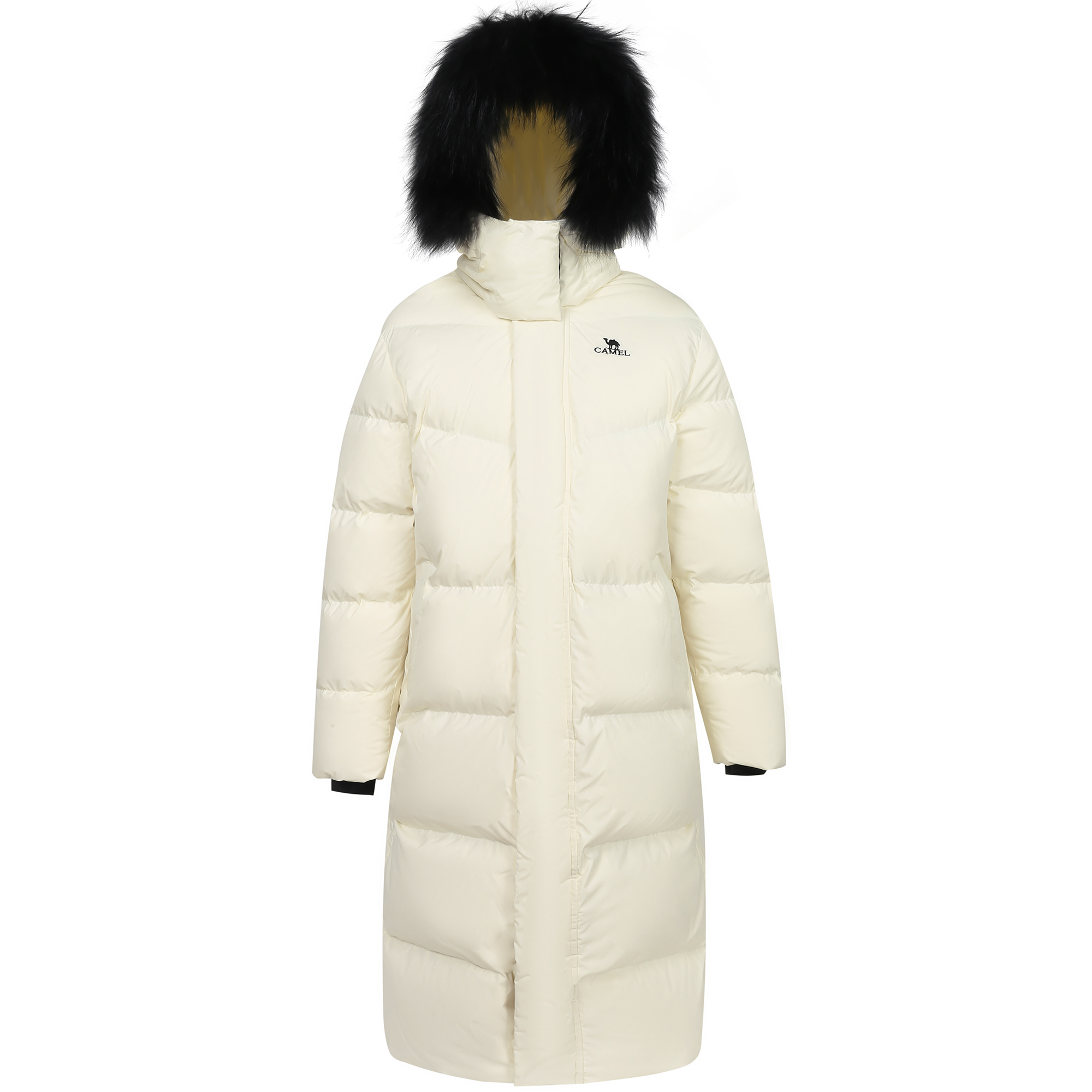 CAMEL Extreme Cold Series 700-Fill Goose Down Long Parka Unisex Warm Winter Coat A1W2NT103