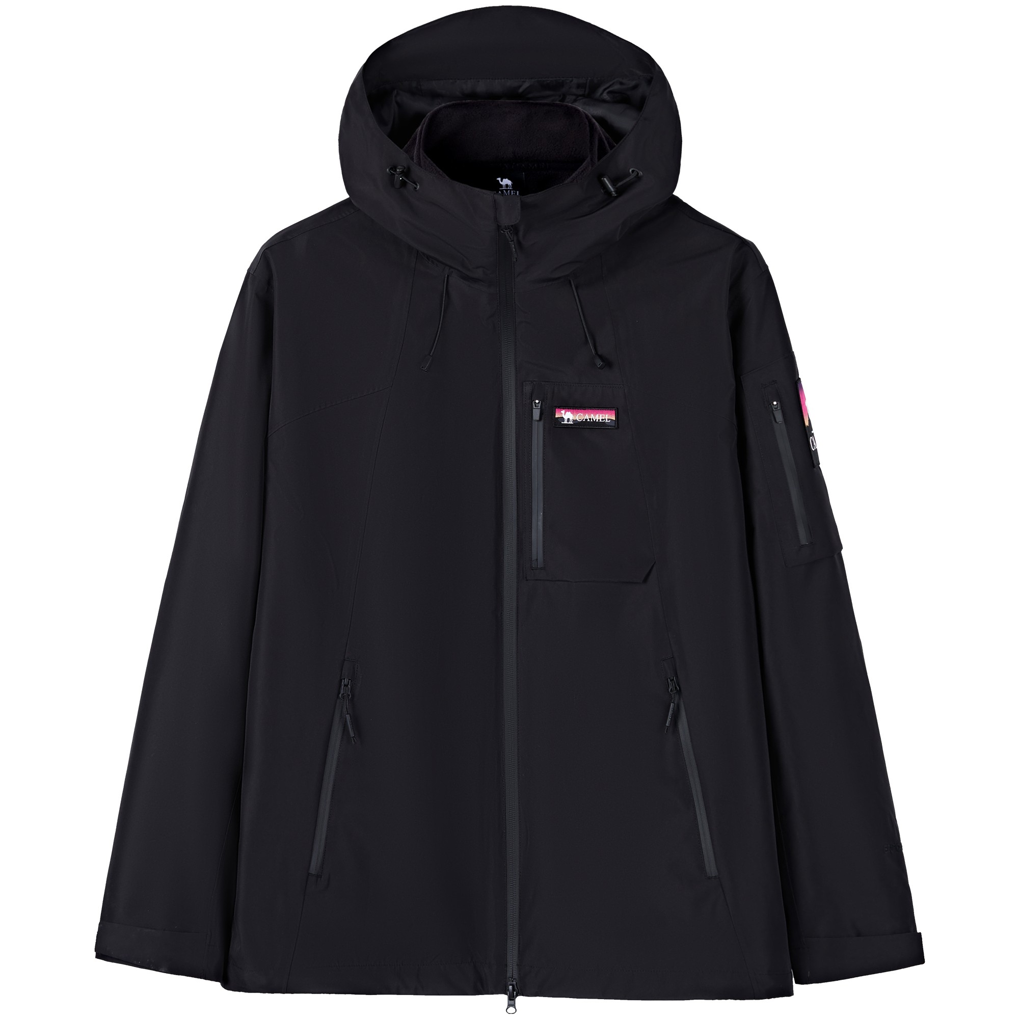 CAMEL King Armor Series Waterproof Windproof Jacket with Detachable Fleece Liner W34CA31607