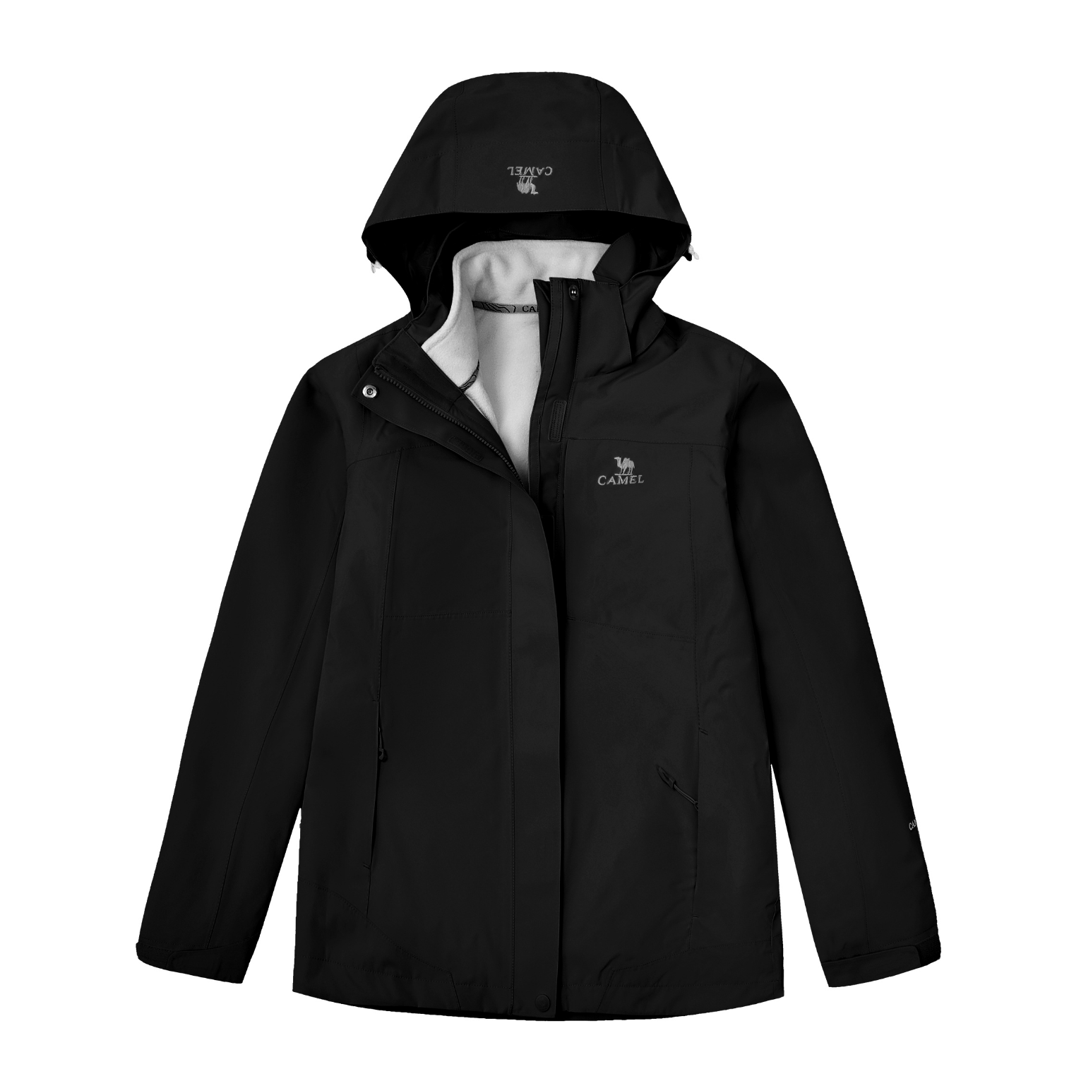 CAMEL Outdoor 3-in-1 Waterproof Windproof Hiking Jacket Unisex. A9W114120