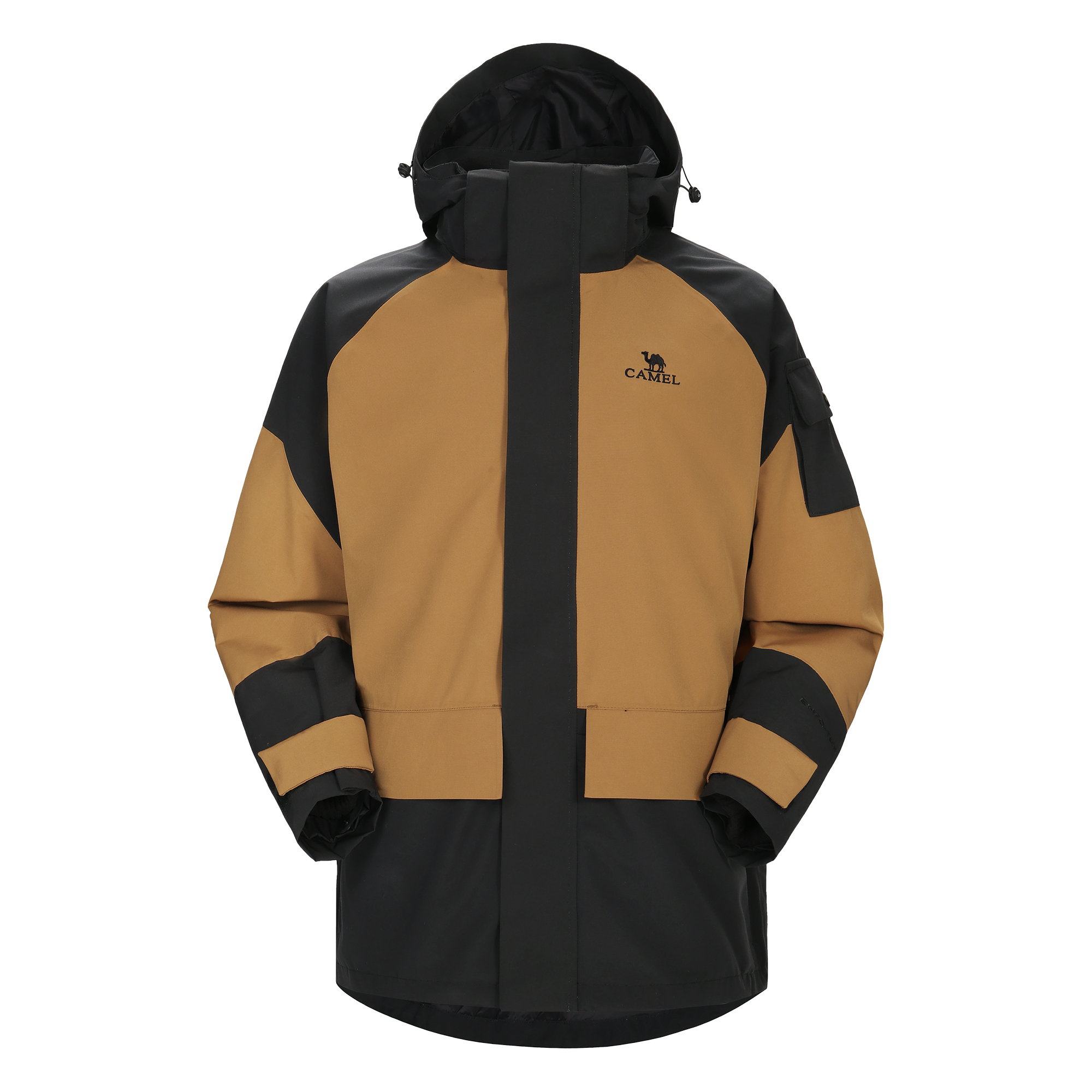 CAMEL Outdoor All-Weather Fleece Hiking Jacket for Men - Waterproof & Windproof AD12263703