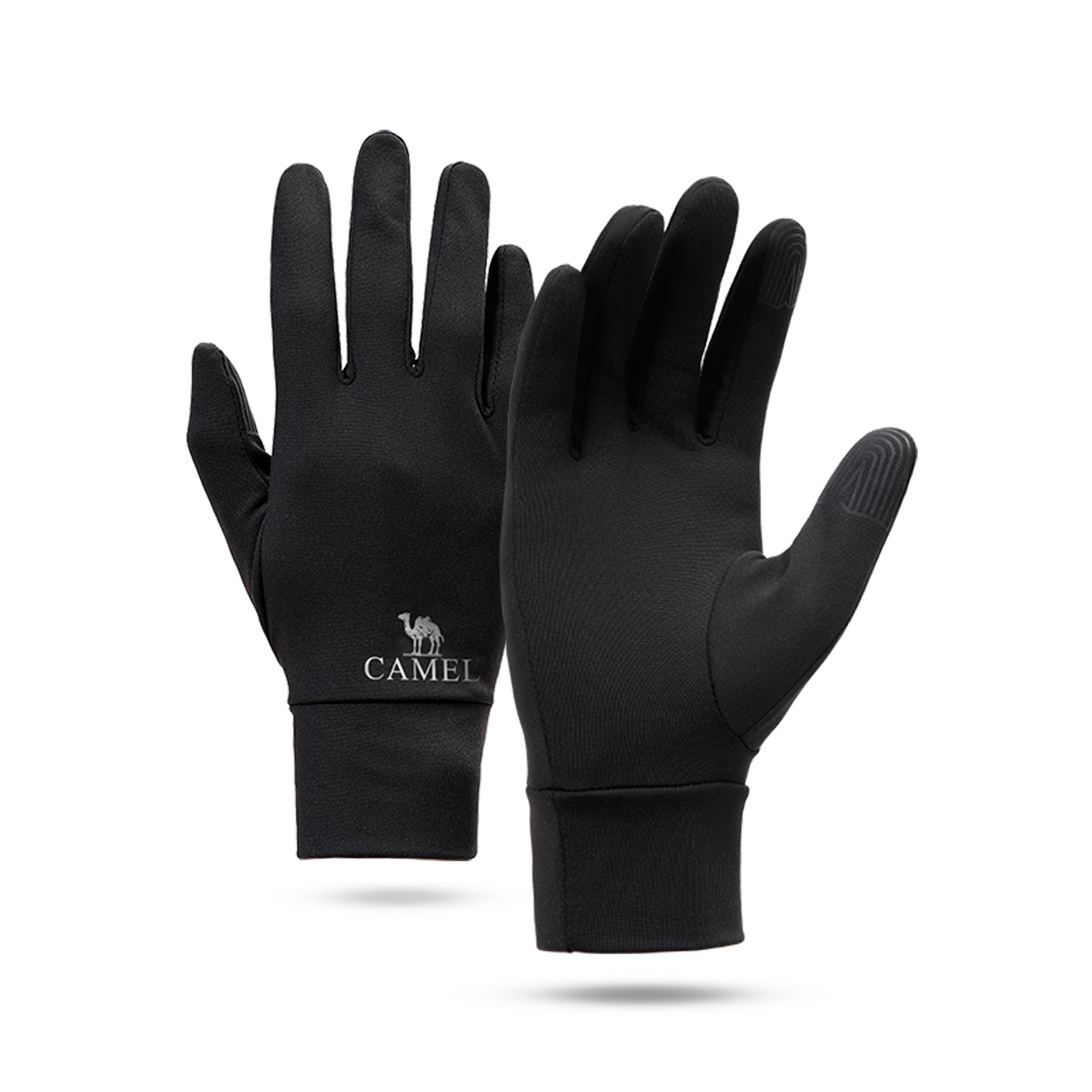 Camel Outdoor Touchscreen Thermal Windproof Gloves - Unisex Couple Style. A1W3GZ103-1