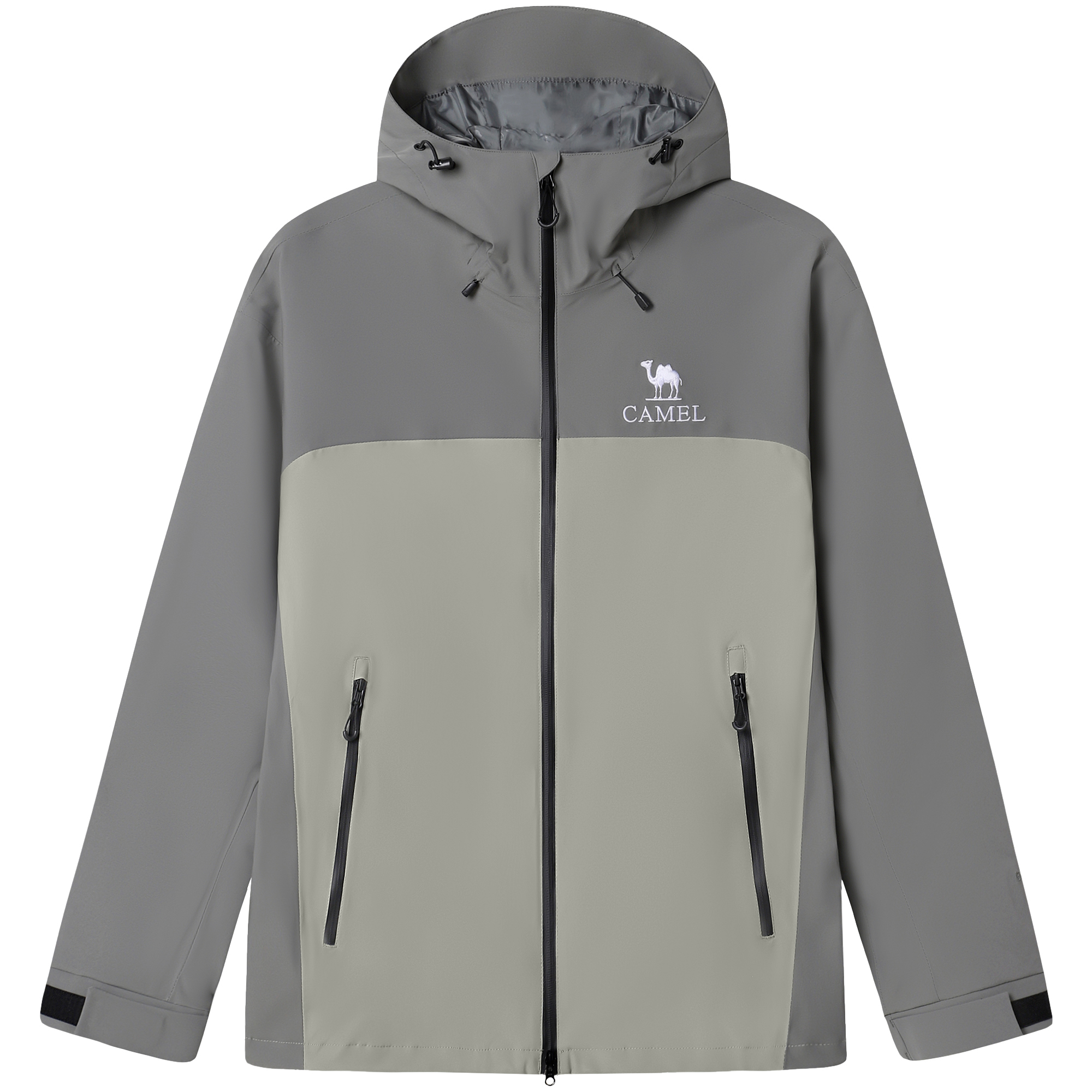 CAMEL Outdoor Waterproof Breathable Lightweight Windbreaker Hiking Jacket Men A14CA45816