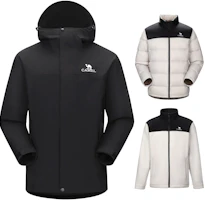 CAMEL Tu Mountain All-Weather 5-in-1 Detachable Hooded Down Jacket A13CAXX085AB CAMEL Tu Mountain All-Weather 5-in-1 Detachable Hooded Down Jacket A13CAXX085AB