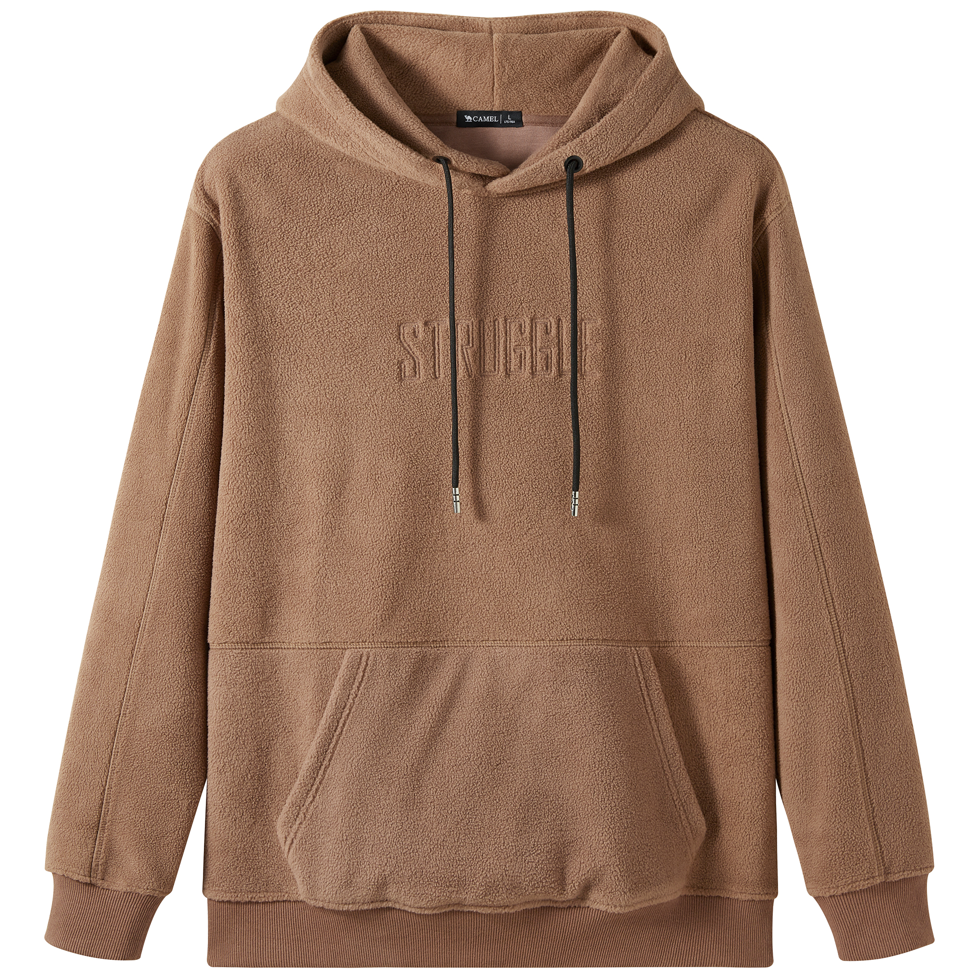 CAMEL Urban Function Hoodie Letter Print Long Sleeve Sweatshirt DAQ203100