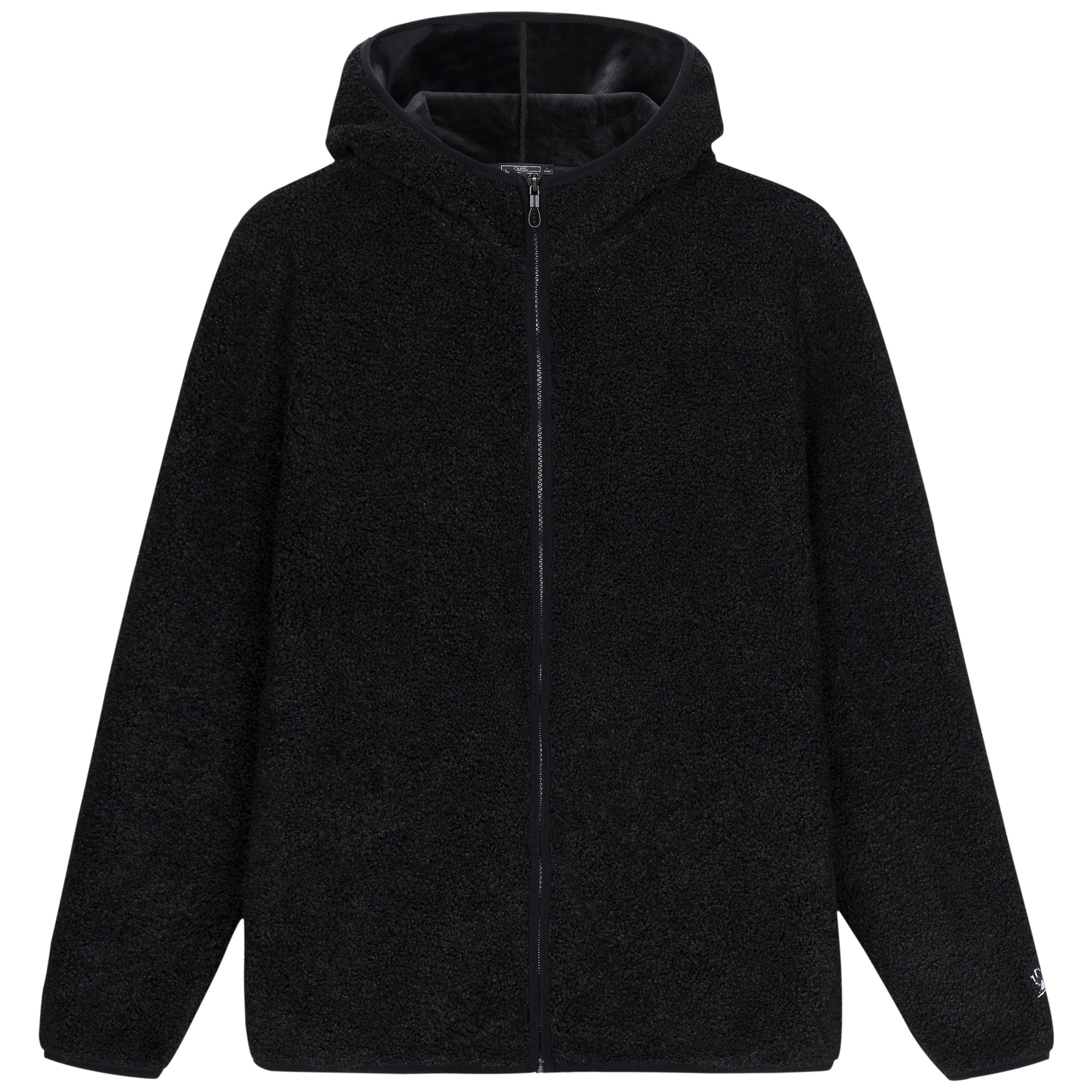 CAMEL Urban Function Hoodie Solid Color Fleece Jacket Unisex. DBQ203031