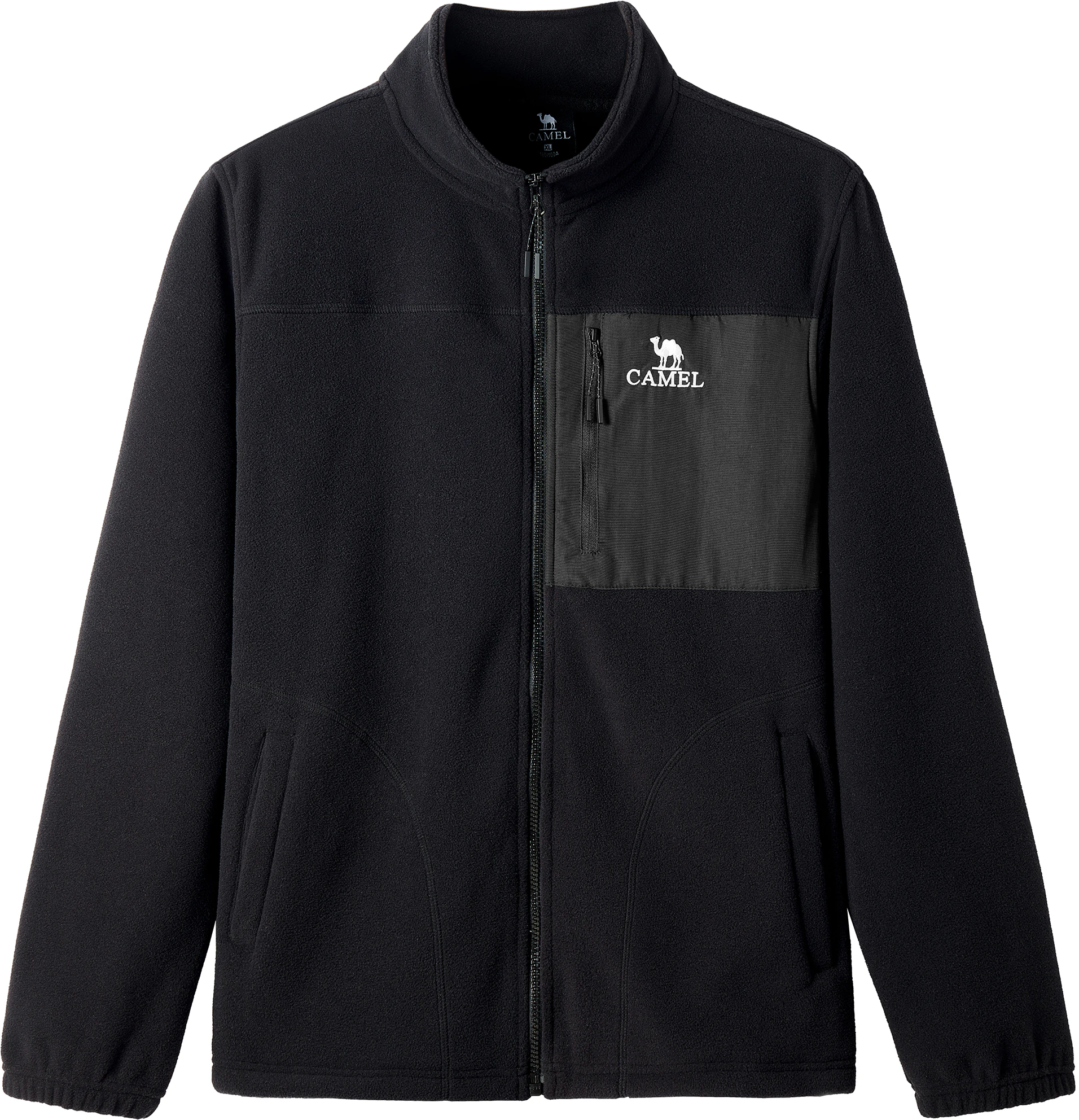 camel-urban-function-series-fleece-casual-jacket-with-stand-collar-unisex-m33-ca-03135